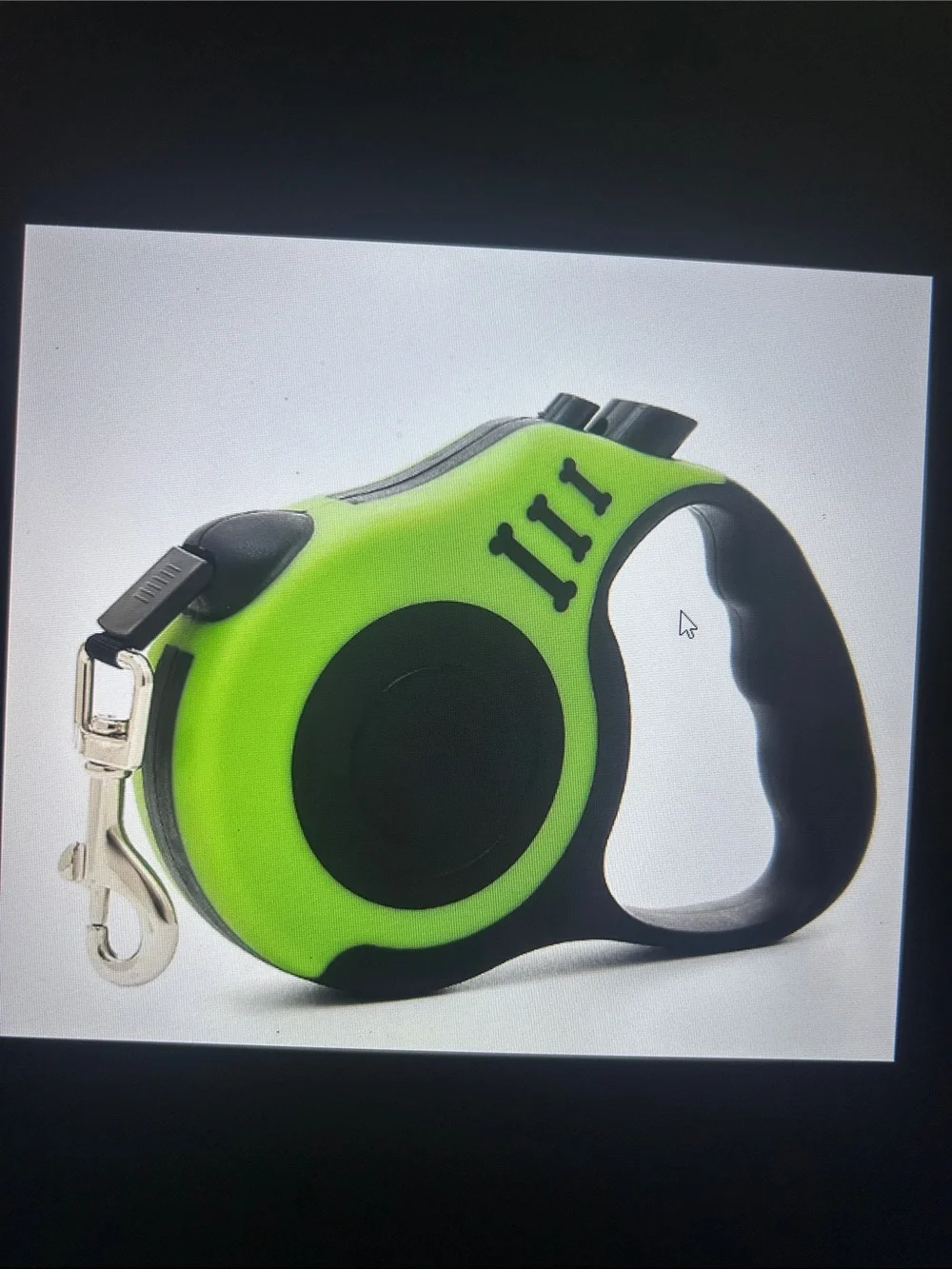 Blue Retractable Dog Leash with Ergonomic Handle